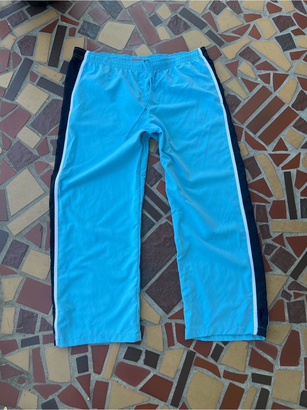 Nike Light Blue Capri Track Pants
